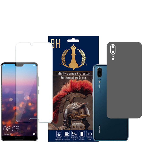 برچسب پوششی اینفینیتی مدل PRO MAX مناسب برای گوشی موبایل هوآوی P20 به همراه محافظ صفحه نمایش