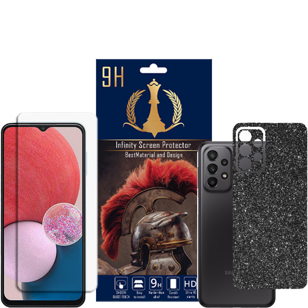برچسب پوششی اینفینیتی مدل PRO MAX مناسب برای گوشی موبایل سامسونگ Galaxy A23 به همراه محافظ صفحه نمایش