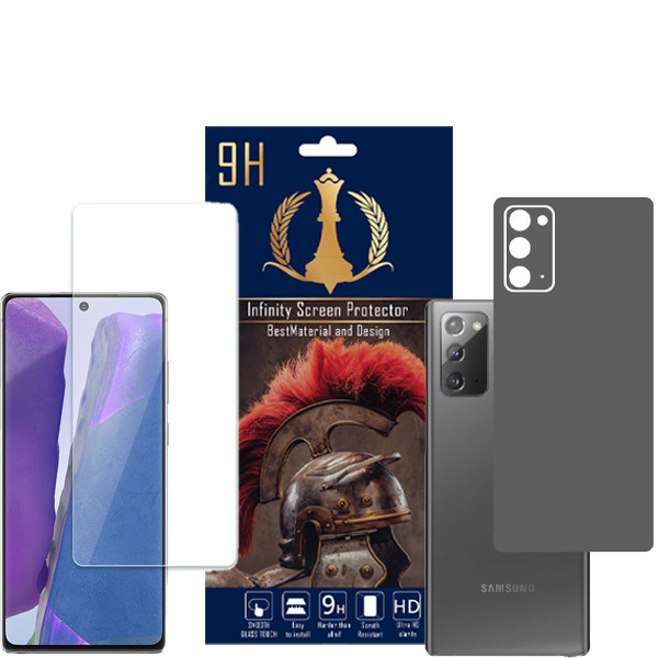 برچسب پوششی اینفینیتی مدل PRO MAX مناسب برای گوشی موبایل سامسونگ Galaxy NOTE 20 به همراه محافظ صفحه نمایش