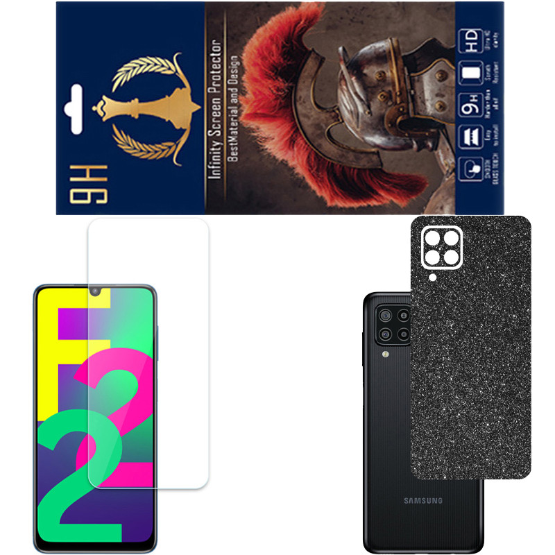 محافظ صفحه نمایش اینفینیتی مدل PRO مناسب برای گوشی موبایل سامسونگ GALAXY F22 به همراه برچسب پوششی