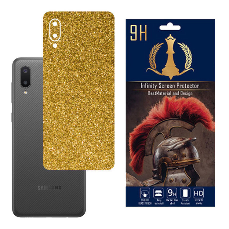 برچسب پوششی اینفینیتی مدل PRO MAX مناسب برای گوشی موبایل سامسونگ GALAXY A02 / M02 به همراه محافظ صفحه نمایش