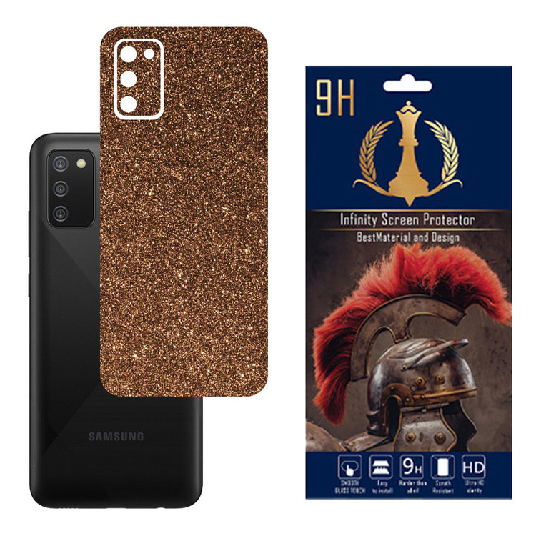 محافظ صفحه نمایش اینفینیتی مدل PRO مناسب برای گوشی موبایل سامسونگ GALAXY F02S به همراه برچسب پوششی