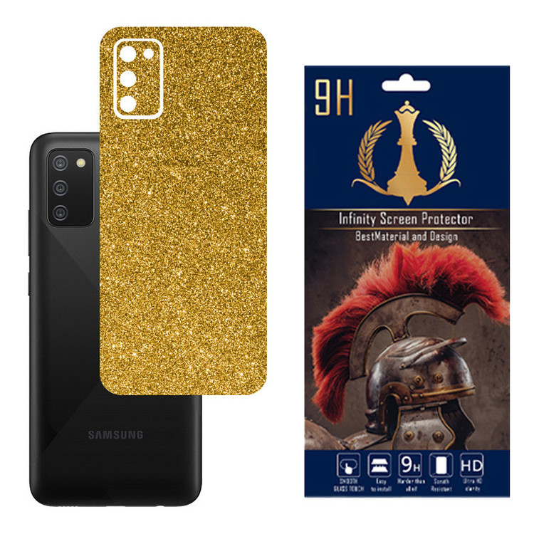 محافظ صفحه نمایش اینفینیتی مدل PRO مناسب برای گوشی موبایل سامسونگ GALAXY F02S به همراه برچسب پوششی