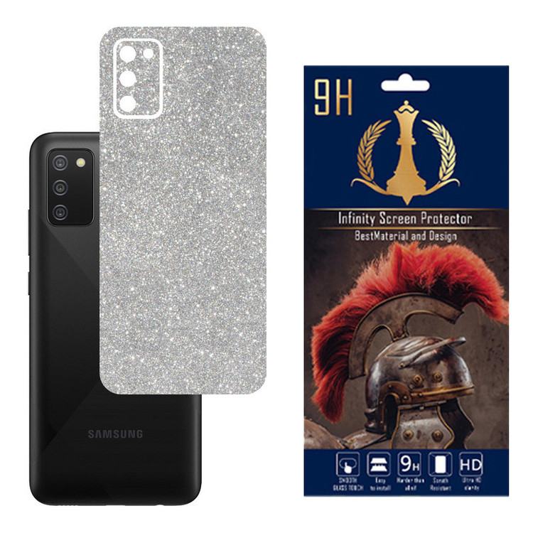 محافظ صفحه نمایش اینفینیتی مدل PRO مناسب برای گوشی موبایل سامسونگ GALAXY F02S به همراه برچسب پوششی