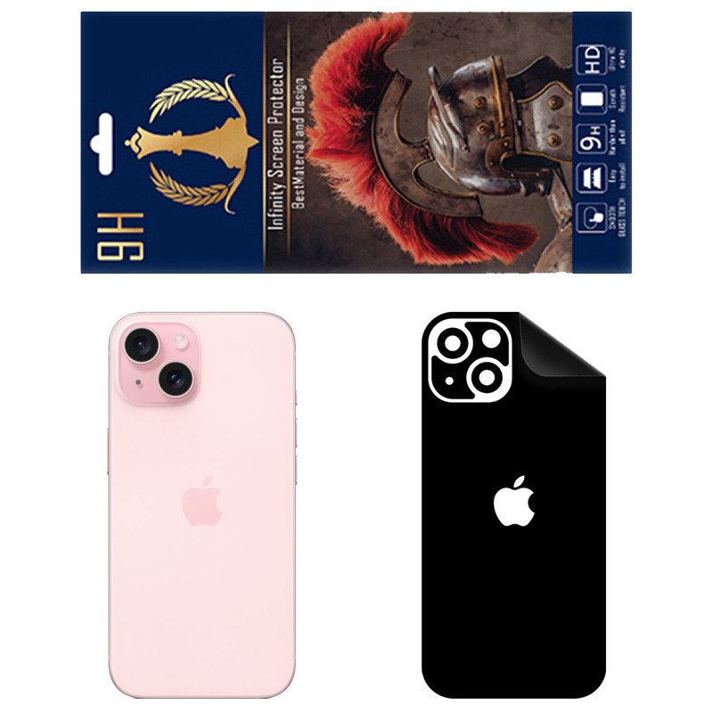 برچسب پوششی اینفینیتی مدل RG مناسب برای گوشی موبایل اپل iPhone 15