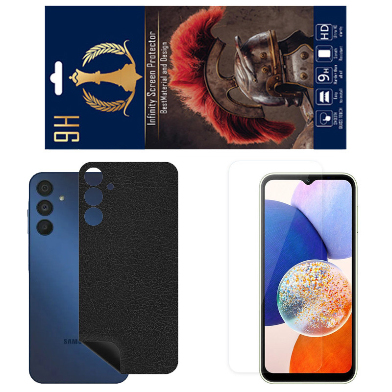 برچسب پوششی اینفینیتی مدل CH مناسب برای گوشی موبایل سامسونگ Galaxy A16 5G به همراه محافظ صفحه نمایش