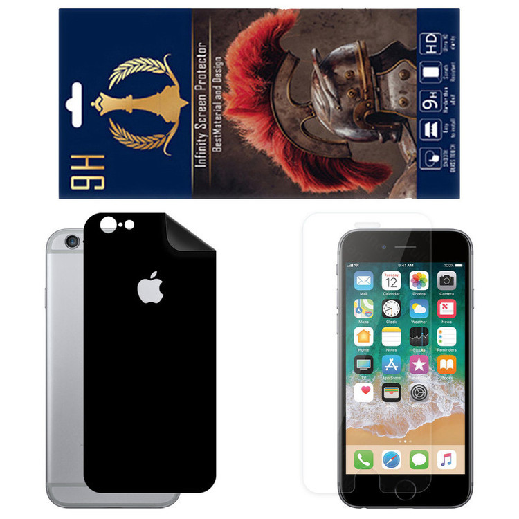 برچسب پوششی اینفینیتی مدل RG مناسب برای گوشی موبایل اپل iPhone 6s به همراه محافظ صفحه نمایش