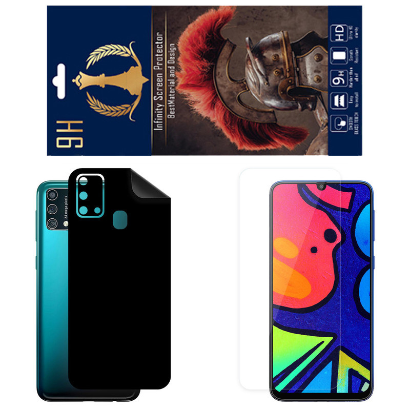 برچسب پوششی اینفینیتی مدل RG مناسب برای گوشی موبایل سامسونگ Galaxy M21S به همراه محافظ صفحه نمایش