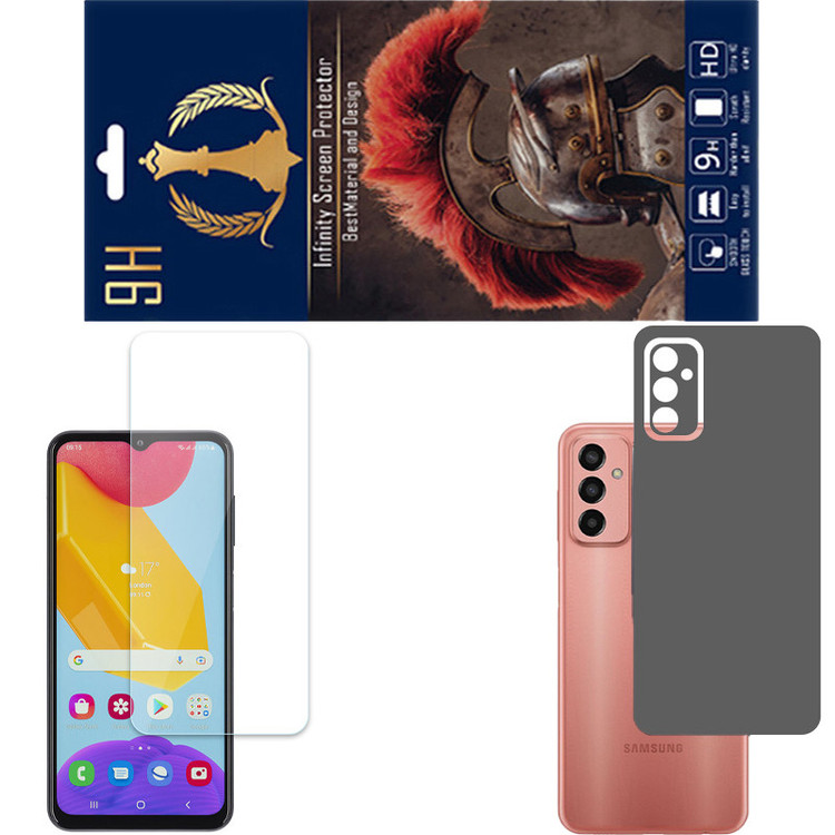 محافظ صفحه نمایش اینفینیتی مدل PRO مناسب برای گوشی موبایل سامسونگ GALAXY M13 به همراه برچسب پوششی