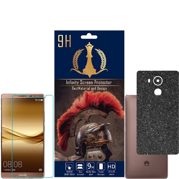 برچسب پوششی اینفینیتی مدل PRO MAX مناسب برای گوشی موبایل هوآوی MATE 8 به همراه محافظ صفحه نمایش