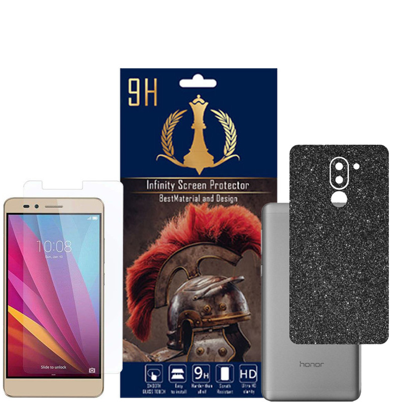 برچسب پوششی اینفینیتی مدل PRO MAX مناسب برای گوشی موبایل هوآوی GR5 2017 به همراه محافظ صفحه نمایش