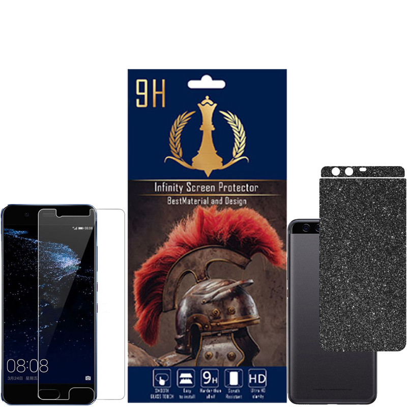 برچسب پوششی اینفینیتی مدل PRO MAX مناسب برای گوشی موبایل هوآوی P10 به همراه محافظ صفحه نمایش