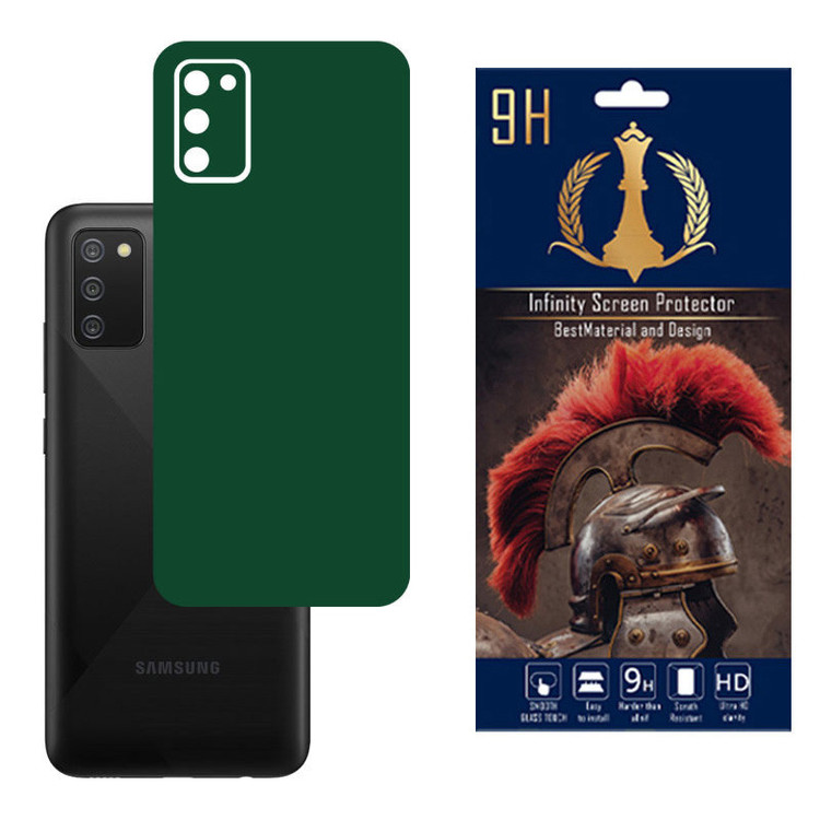 برچسب پوششی اینفینیتی مدل PRO MAX مناسب برای گوشی موبایل سامسونگ Galaxy A02S / M02S / F02S به همراه محافظ صفحه نمایش