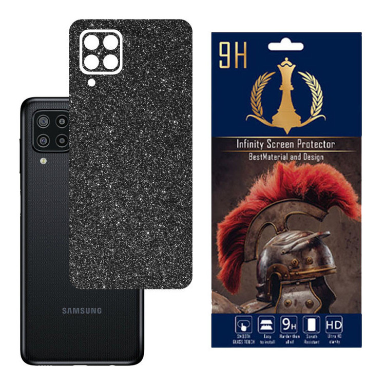 برچسب پوششی اینفینیتی مدل PRO MAX مناسب برای گوشی موبایل سامسونگ GALAXY F22 به همراه محافظ صفحه نمایش