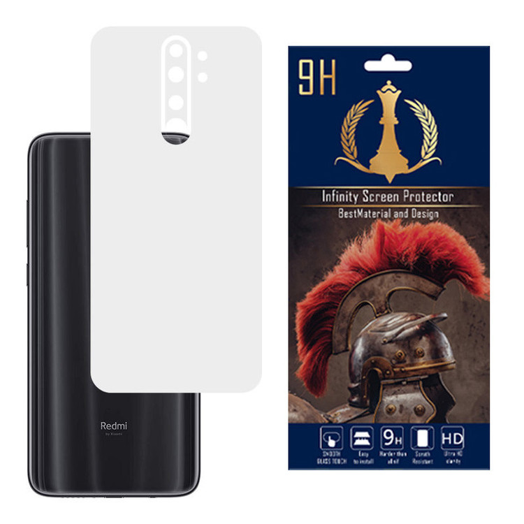 برچسب پوششی اینفینیتی مدل PRO MAX مناسب برای گوشی موبایل شیائومی REDMI NOTE 8 PRO به همراه محافظ صفحه نمایش