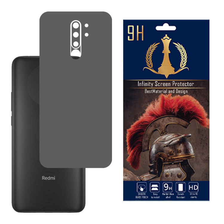برچسب پوششی اینفینیتی مدل PRO MAX مناسب برای گوشی موبایل شیائومی REDMI 9 / REDMI 9 PRIME به همراه محافظ صفحه نمایش