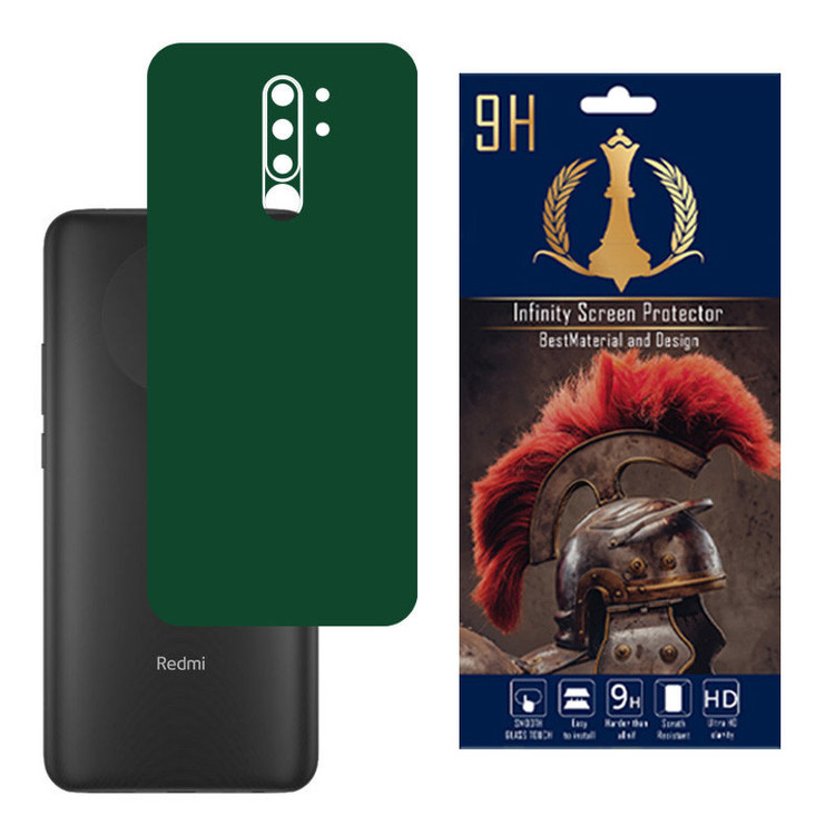 برچسب پوششی اینفینیتی مدل PRO MAX مناسب برای گوشی موبایل شیائومی REDMI 9 / REDMI 9 PRIME به همراه محافظ صفحه نمایش