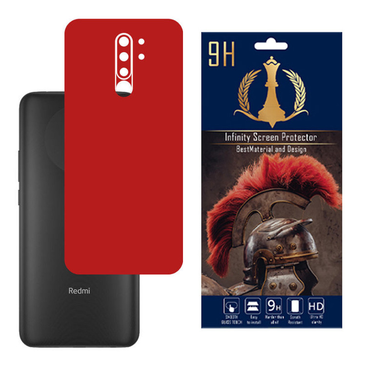برچسب پوششی اینفینیتی مدل PRO MAX مناسب برای گوشی موبایل شیائومی REDMI 9 / REDMI 9 PRIME به همراه محافظ صفحه نمایش