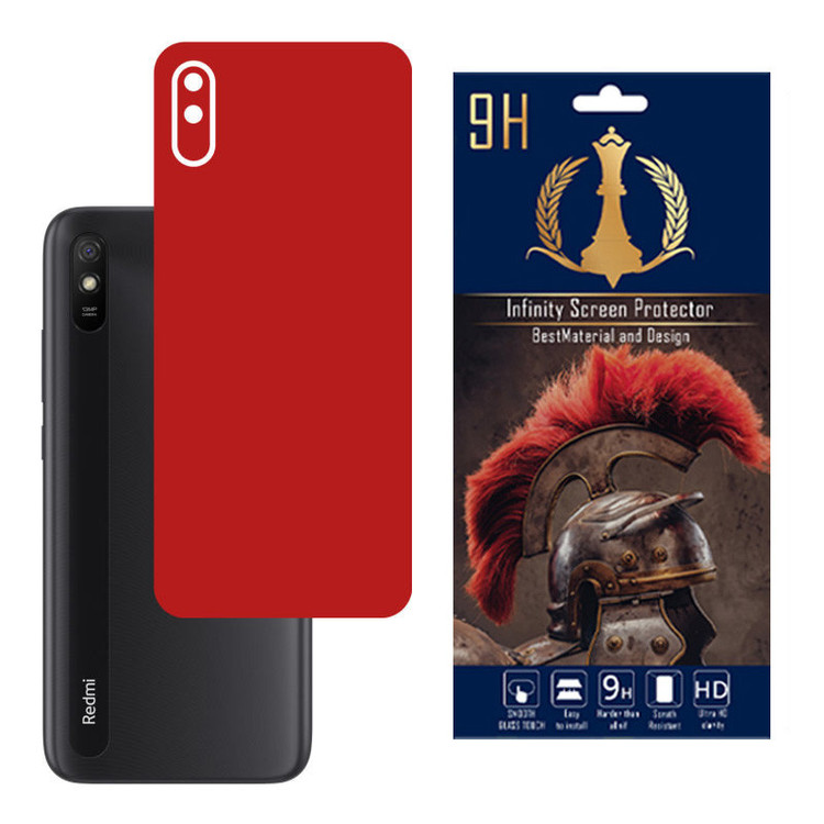برچسب پوششی اینفینیتی مدل PRO MAX مناسب برای گوشی موبایل شیائومی REDMI 9A / REDMI 9AT به همراه محافظ صفحه نمایش