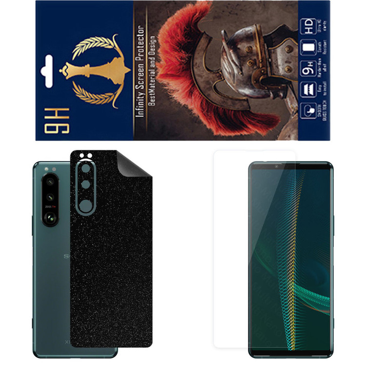 محافظ صفحه نمایش اینفینیتی مدل PRO مناسب برای گوشی موبایل سونی Xperia 5 III به همراه برچسب پوششی