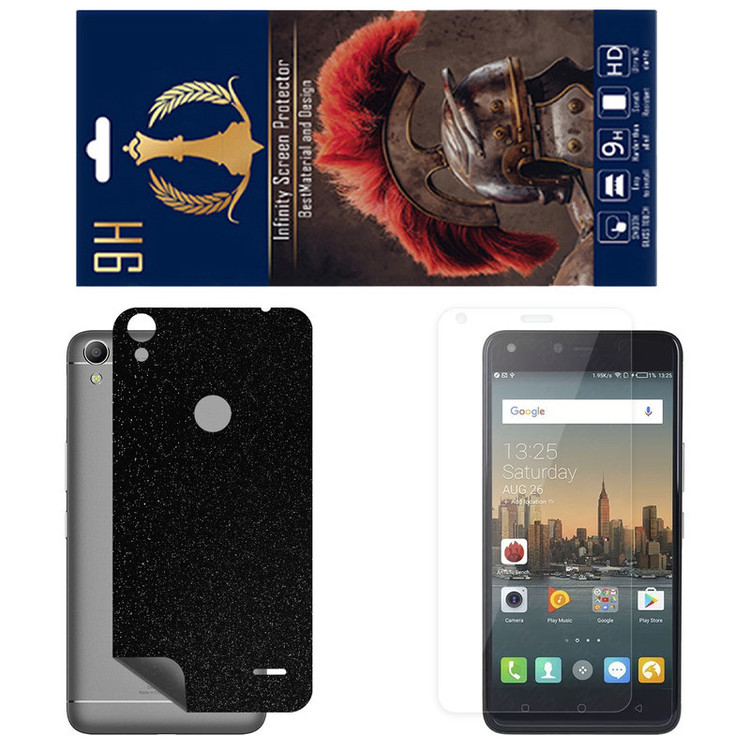 محافظ صفحه نمایش اینفینیتی مدل PRO مناسب برای گوشی موبایل تکنو WX4 Pro به همراه برچسب پوششی