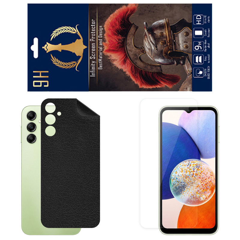 برچسب پوششی اینفینیتی مدل CH مناسب برای گوشی موبایل سامسونگ Galaxy A14 5G به همراه محافظ صفحه نمایش