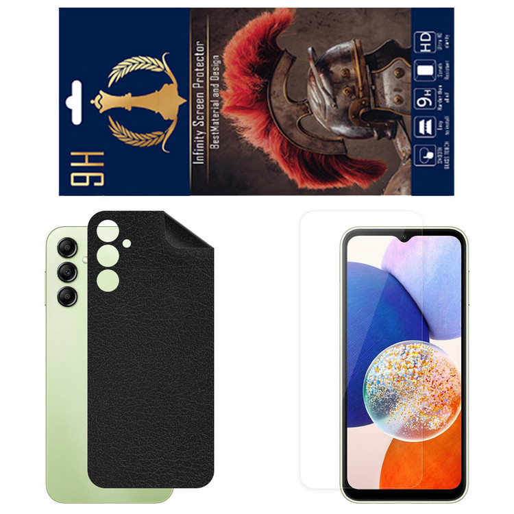 برچسب پوششی اینفینیتی مدل CH مناسب برای گوشی موبایل سامسونگ Galaxy A14 5G به همراه محافظ صفحه نمایش
