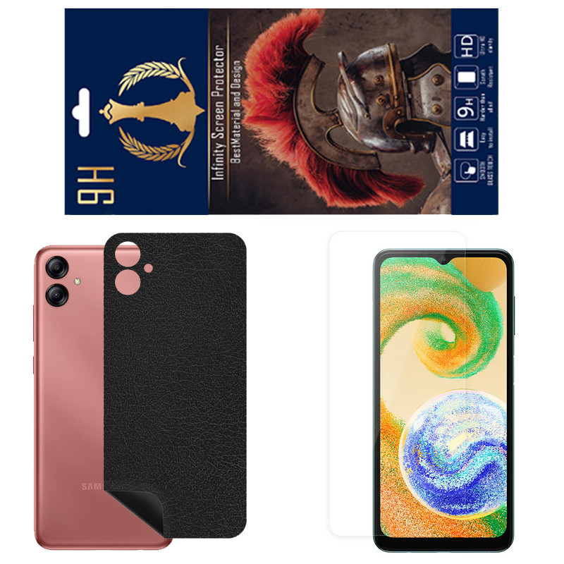 برچسب پوششی اینفینیتی مدل CH مناسب برای گوشی موبایل سامسونگ Galaxy A06 به همراه محافظ صفحه نمایش