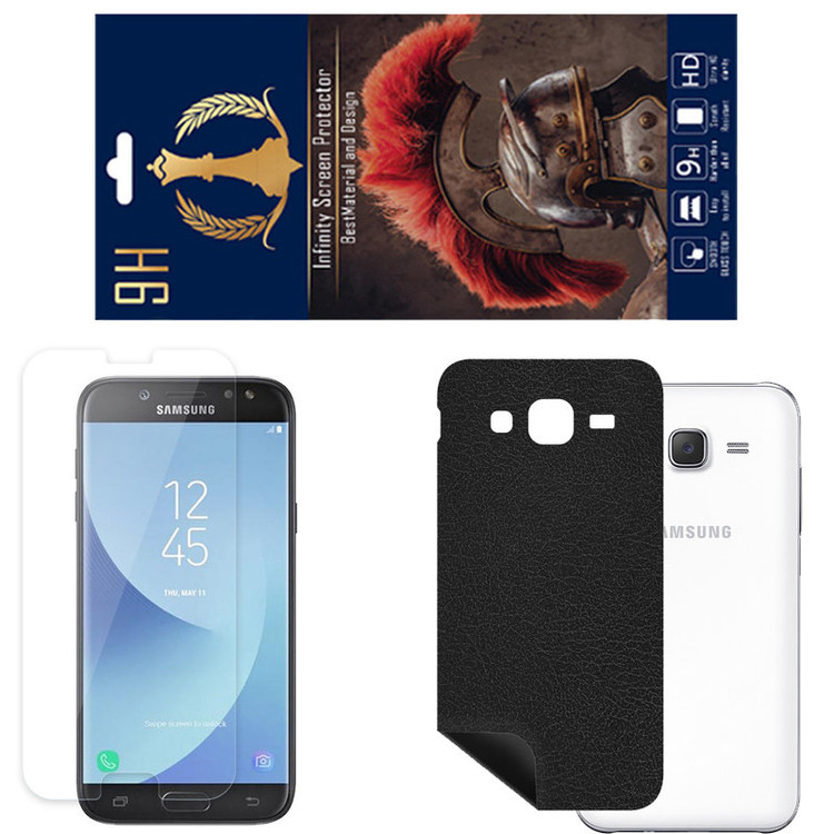 برچسب پوششی اینفینیتی مدل CH مناسب برای گوشی موبایل سامسونگ Galaxy J5 به همراه محافظ صفحه نمایش