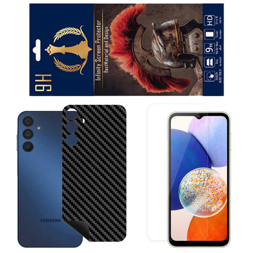 برچسب پوششی اینفینیتی مدل FC مناسب برای گوشی موبایل سامسونگ Galaxy A15 5G به همراه محافظ صفحه نمایش