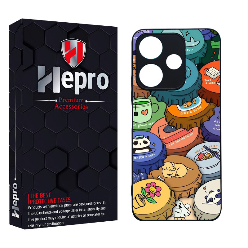 کاور هپرو طرح فانتزی مدل TPU مناسب برای گوشی موبایل شیائومی Redmi 12 4G / Redmi 12 5G
