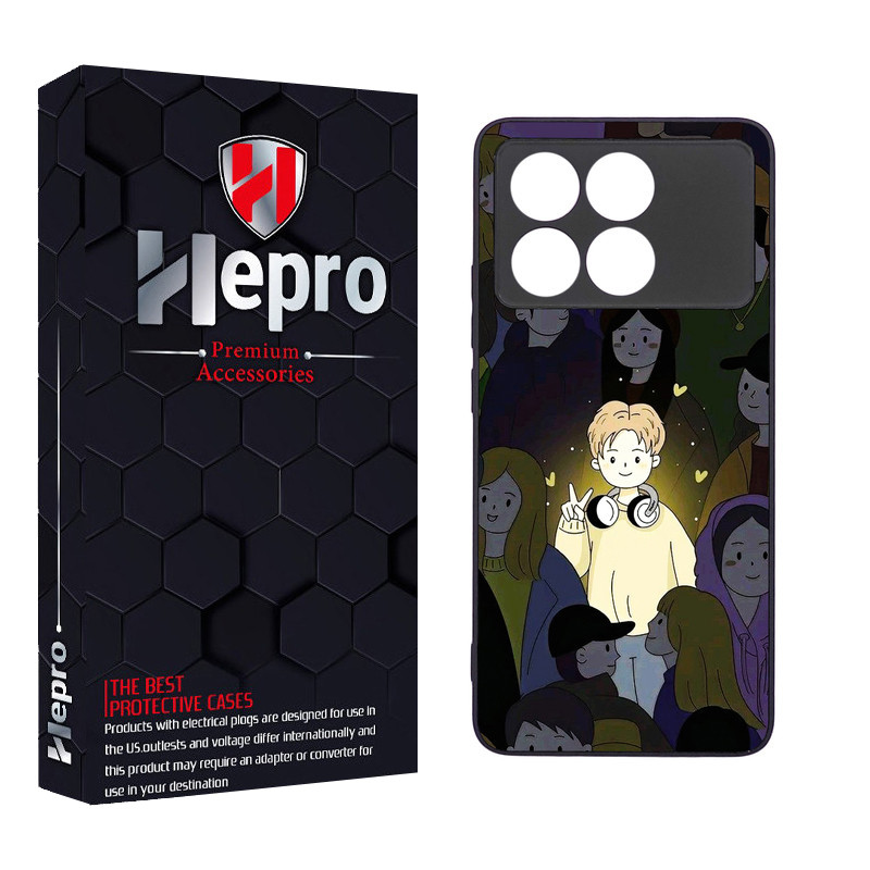 کاور هپرو طرح فانتزی مدل TPU مناسب برای گوشی موبایل شیائومی Poco X6 Pro