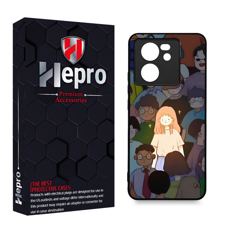 کاور هپرو طرح فانتزی مدل TPU مناسب برای گوشی موبایل شیائومی 13T / 13T PRO