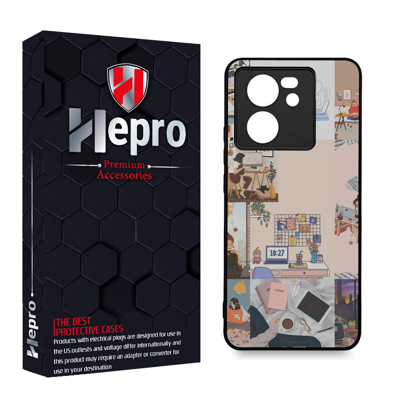 کاور هپرو طرح فانتزی مدل TPU مناسب برای گوشی موبایل شیائومی 13T / 13T PRO