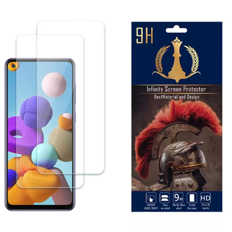محافظ صفحه نمایش اینفینیتی مناسب برای گوشی موبایل سامسونگ Galaxy A21s بسته دو عددی