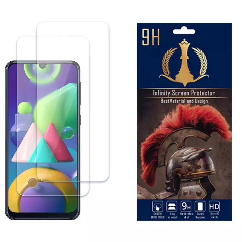 محافظ صفحه نمایش اینفینیتی مناسب برای گوشی موبایل سامسونگ Galaxy M21  بسته دو عددی