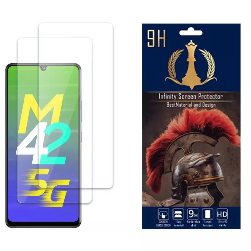 محافظ صفحه نمایش اینفینیتی مناسب برای گوشی موبایل سامسونگ Galaxy M42 بسته دو عددی