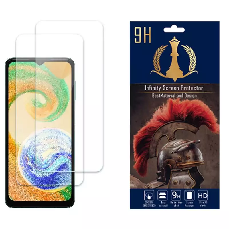 محافظ صفحه نمایش اینفینیتی مناسب برای گوشی موبایل سامسونگ Galaxy A04s  بسته دو عددی