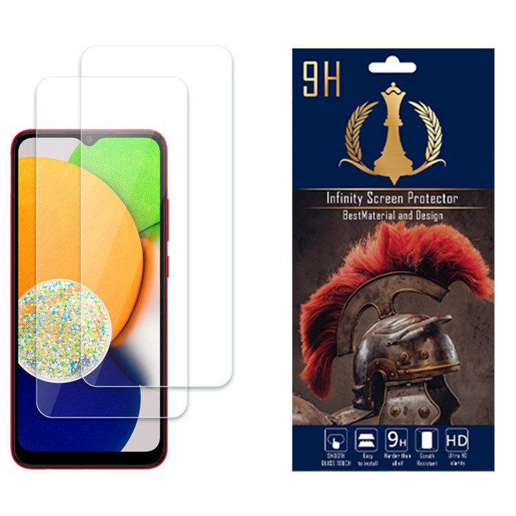 محافظ صفحه نمایش اینفینیتی مناسب برای گوشی موبایل سامسونگ Galaxy A03 بسته دو عددی