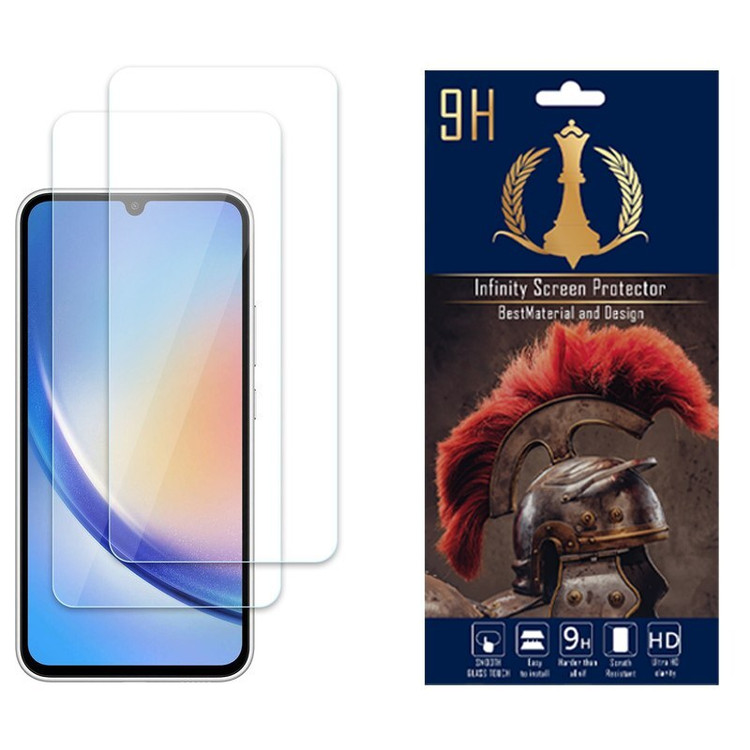 محافظ صفحه نمایش اینفینیتی مناسب برای گوشی موبایل سامسونگ Galaxy A34 بسته دو عددی