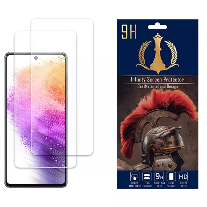 محافظ صفحه نمایش اینفینیتی مناسب برای گوشی موبایل سامسونگ Galaxy A73  بسته دو عددی