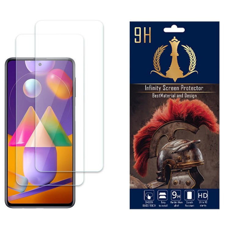محافظ صفحه نمایش اینفینیتی مناسب برای گوشی موبایل سامسونگ Galaxy M31s بسته دو عددی
