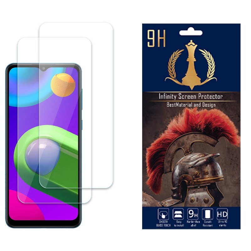 محافظ صفحه نمایش اینفینیتی مناسب برای گوشی موبایل سامسونگ Galaxy M02  بسته دو عددی