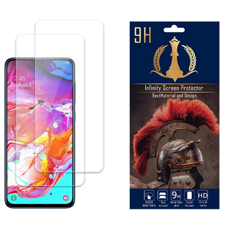 محافظ صفحه نمایش اینفینیتی مناسب برای گوشی موبایل سامسونگ Galaxy A70  بسته دو عددی