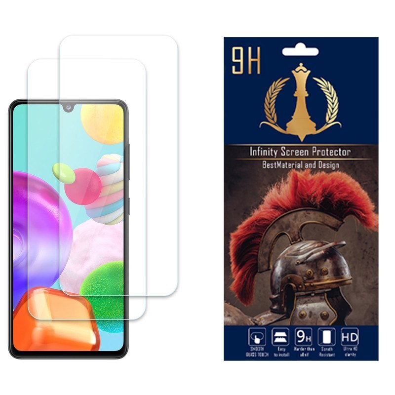 محافظ صفحه نمایش اینفینیتی مناسب برای گوشی موبایل سامسونگ Galaxy A41  بسته دو عددی