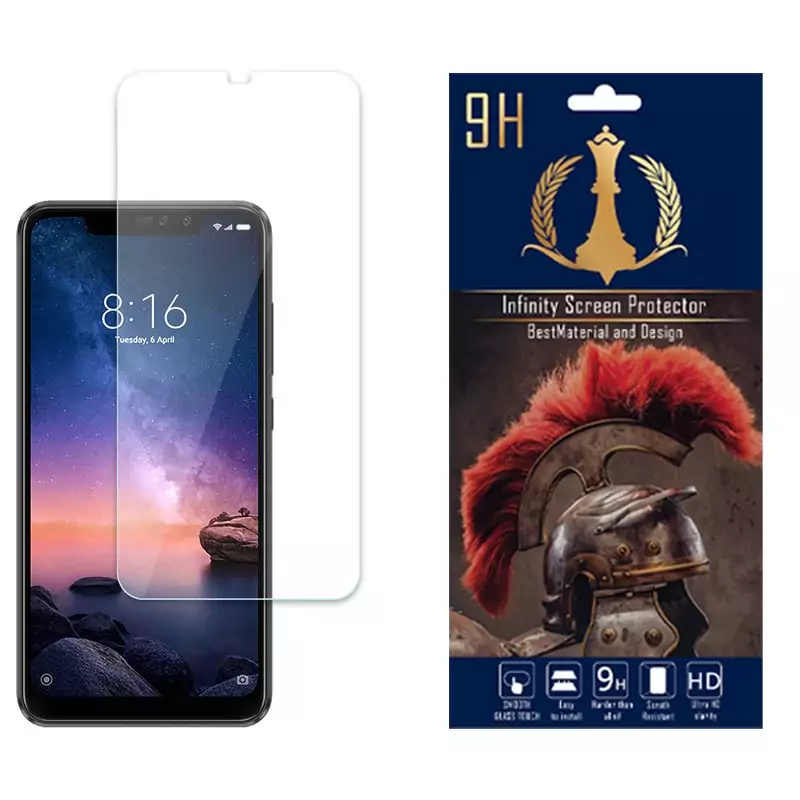 محافظ صفحه نمایش اینفینیتی مناسب برای گوشی موبایل شیائومی Redmi 6 Proa2lite