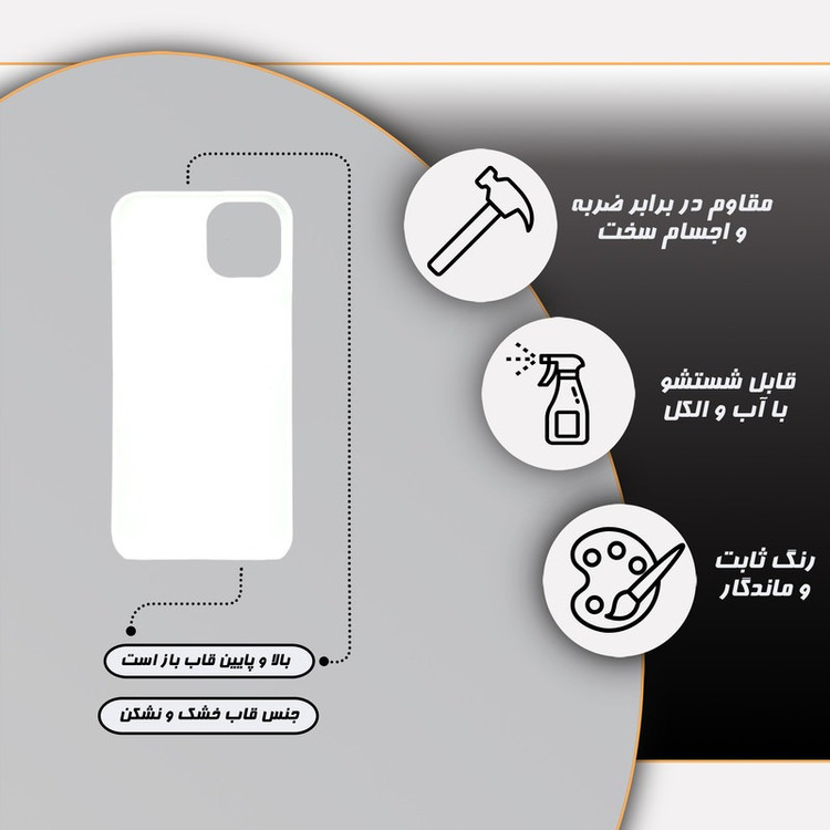 کاور هپرو مدل MC مناسب برای گوشی موبایل اپل IPHONE 15 PRO