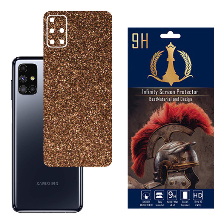 محافظ صفحه نمایش اینفینیتی مدل PRO مناسب برای گوشی موبایل سامسونگ GALAXY M51 به همراه برچسب پوششی