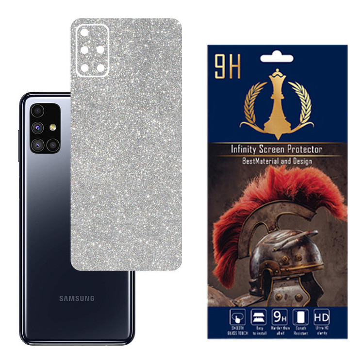 محافظ صفحه نمایش اینفینیتی مدل PRO مناسب برای گوشی موبایل سامسونگ GALAXY M51 به همراه برچسب پوششی