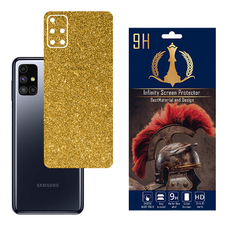 محافظ صفحه نمایش اینفینیتی مدل PRO مناسب برای گوشی موبایل سامسونگ GALAXY M51 به همراه برچسب پوششی